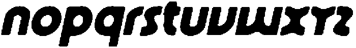 CS Rovian Drawn  Italic otf (400) Font LOWERCASE
