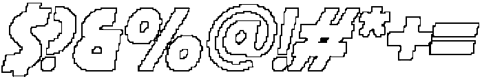 CS Rovian Pixel Outline otf (400) Font OTHER CHARS