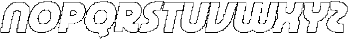 CS Rovian Pixel Outline otf (400) Font UPPERCASE