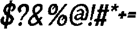 CS Rowdy Pixel Regular otf (400) Font OTHER CHARS