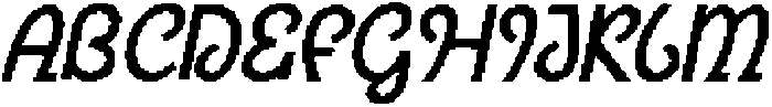 CS Rowdy Pixel Regular otf (400) Font UPPERCASE