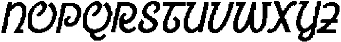 CS Rowdy Pixel Regular otf (400) Font UPPERCASE