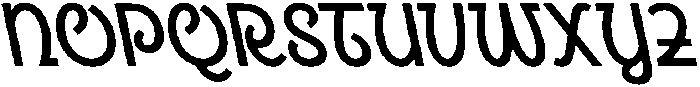CS Rowdy Reverse Italic otf (400) Font UPPERCASE