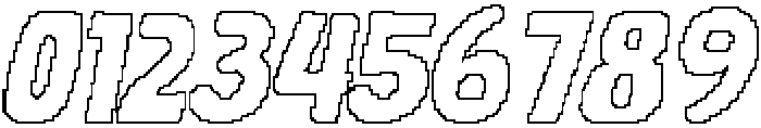 CS Roxby Pixel Outline otf (400) Font OTHER CHARS