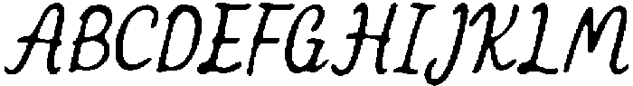 CS Royce Drawn Italic otf (400) Font UPPERCASE