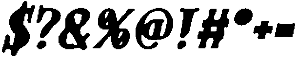 CS Rozena Drawn Italic otf (400) Font OTHER CHARS