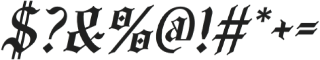 CS Rubeus Italic otf (400) Font OTHER CHARS