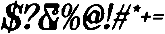 CS Rupinder Drawn Italic otf (400) Font OTHER CHARS