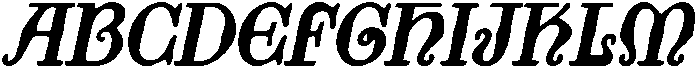 CS Rupinder Drawn Italic otf (400) Font UPPERCASE
