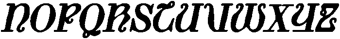 CS Rupinder Drawn Italic otf (400) Font UPPERCASE