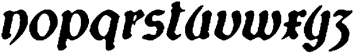 CS Rupinder Drawn Italic otf (400) Font LOWERCASE