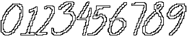 CS Ruska Pixel Outline otf (400) Font OTHER CHARS
