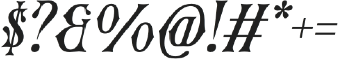 CS Ruskine Italic otf (400) Font OTHER CHARS
