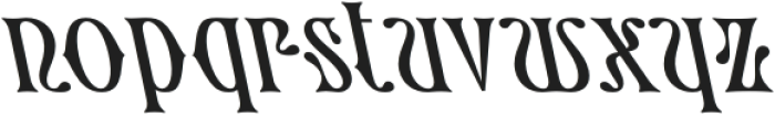 CS Ruskine Reverse Italic otf (400) Font LOWERCASE