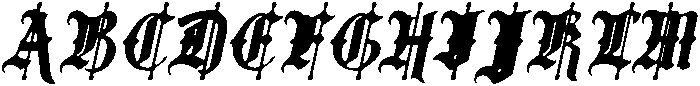 CS Ruslan Drawn Italic otf (400) Font UPPERCASE