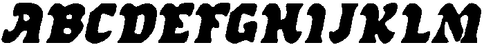 CS Ruston Drawn Italic otf (400) Font UPPERCASE