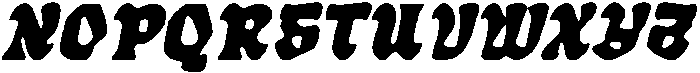 CS Ruston Drawn Italic otf (400) Font UPPERCASE