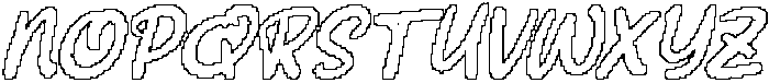 CS Sachie Pixel Outline otf (400) Font UPPERCASE