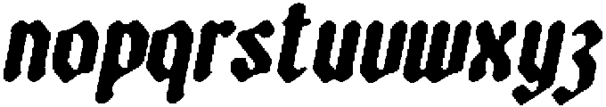 CS Salient Drawn Italic otf (400) Font LOWERCASE