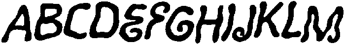 CS Salvager Drawn Italic otf (400) Font UPPERCASE
