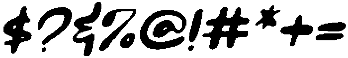 CS Sandra Drawn Italic otf (400) Font OTHER CHARS