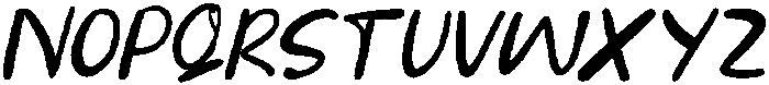 CS Sandra Italic otf (400) Font UPPERCASE
