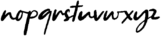 CS Sandra Italic otf (400) Font LOWERCASE