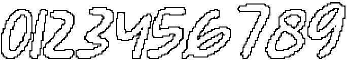 CS Sandra Pixel Outline otf (400) Font OTHER CHARS