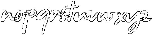 CS Sandra Pixel Outline otf (400) Font LOWERCASE