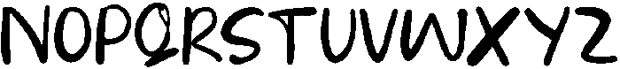 CS Sandra Regular otf (400) Font UPPERCASE
