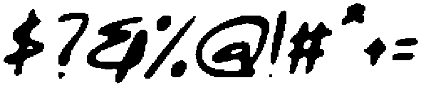 CS Sanford Drawn Italic otf (400) Font OTHER CHARS
