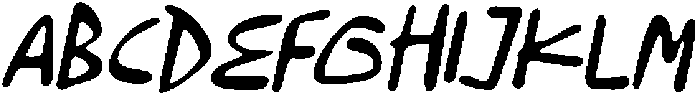 CS Sanford Drawn Italic otf (400) Font UPPERCASE