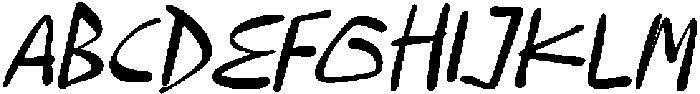 CS Sanford Italic otf (400) Font UPPERCASE