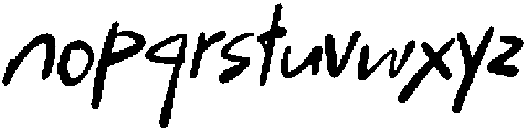 CS Sanford Italic otf (400) Font LOWERCASE