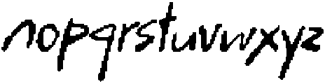 CS Sanford Pixel Regular otf (400) Font LOWERCASE