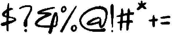 CS Sanford Regular otf (400) Font OTHER CHARS