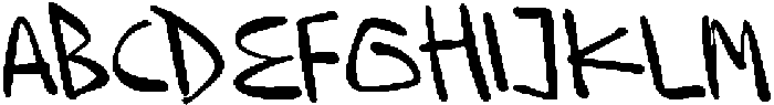 CS Sanford Reverse Italic otf (400) Font UPPERCASE