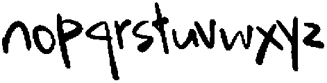 CS Sanford Reverse Italic otf (400) Font LOWERCASE