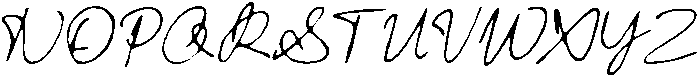 CS Sarah Drawn  Italic otf (400) Font UPPERCASE