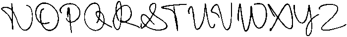 CS Sarah Reverse Italic otf (400) Font UPPERCASE