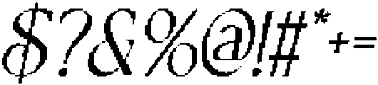 CS Sargent Pixel Regular otf (400) Font OTHER CHARS