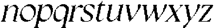 CS Sargent Pixel Regular otf (400) Font LOWERCASE