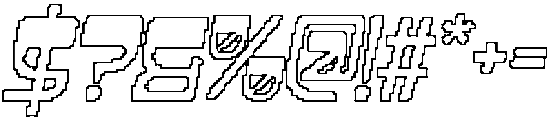 CS Satoru Pixel Outline otf (400) Font OTHER CHARS