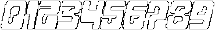 CS Saturn Pixel Outline otf (400) Font OTHER CHARS