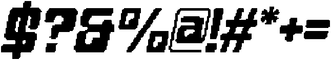 CS Saturn Pixel Regular otf (400) Font OTHER CHARS