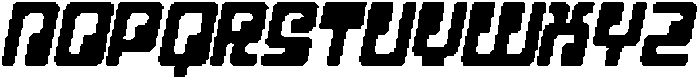 CS Saturn Pixel Regular otf (400) Font UPPERCASE