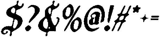 CS Saunter Drawn Italic otf (400) Font OTHER CHARS