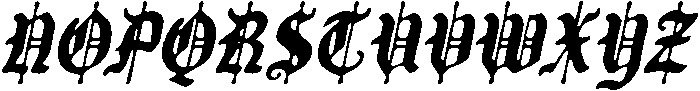 CS Saunter Drawn Italic otf (400) Font UPPERCASE