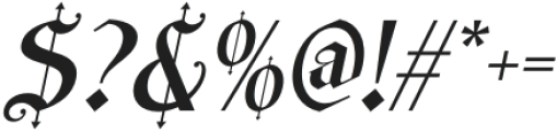 CS Saunter Italic otf (400) Font OTHER CHARS