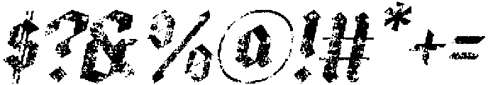 CS Savage Stamp Italic otf (400) Font OTHER CHARS